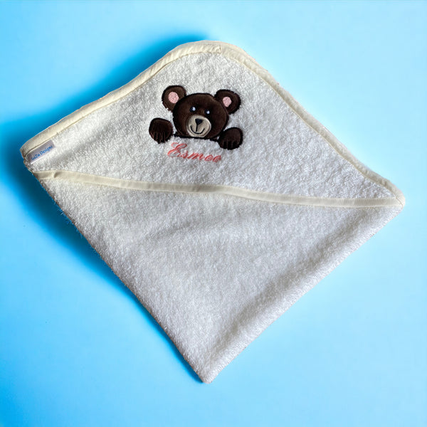 Baby bath cape bear (Y/M)