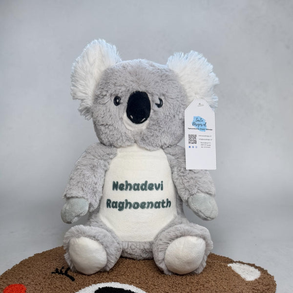 Gepersonaliseerde bedrukte Koala knuffel