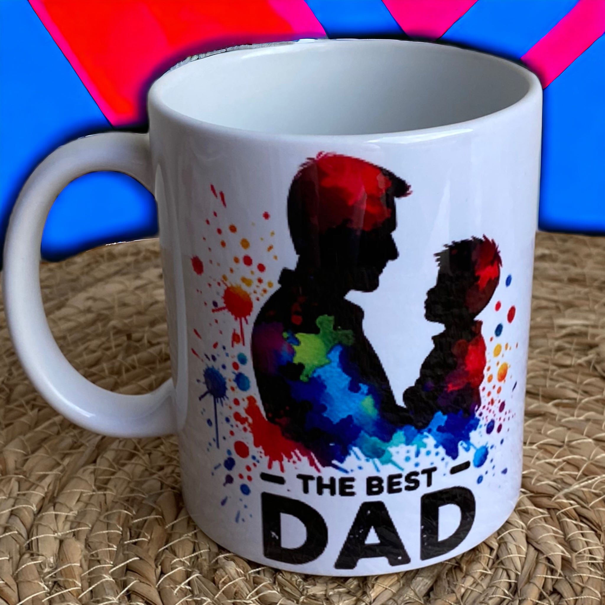 Verras the best DAD met deze leuke mok.  Echt een origineel vaderdag cadeautje voor de beste vader. Ook leuk om te geven als verjaardagscadeau of om je partner te laten weten dat hij vader wordt.