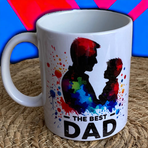 Verras the best DAD met deze leuke mok.  Echt een origineel vaderdag cadeautje voor de beste vader. Ook leuk om te geven als verjaardagscadeau of om je partner te laten weten dat hij vader wordt.