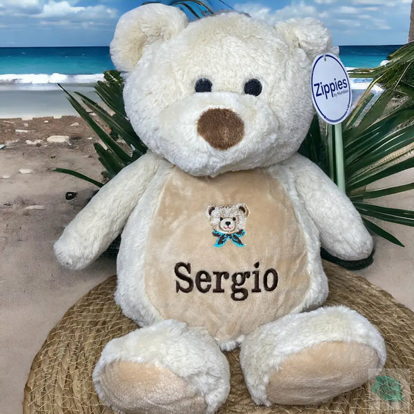 Een geboorteknuffel is een uniek en origineel kraamcadeautje. Zeker als u de geboorteknuffel laat personaliseren met de geboorte gegevens van de nieuwe baby. Op de buik van de bruine teddy beer worden de naam en de geboortegegevens geborduurd.