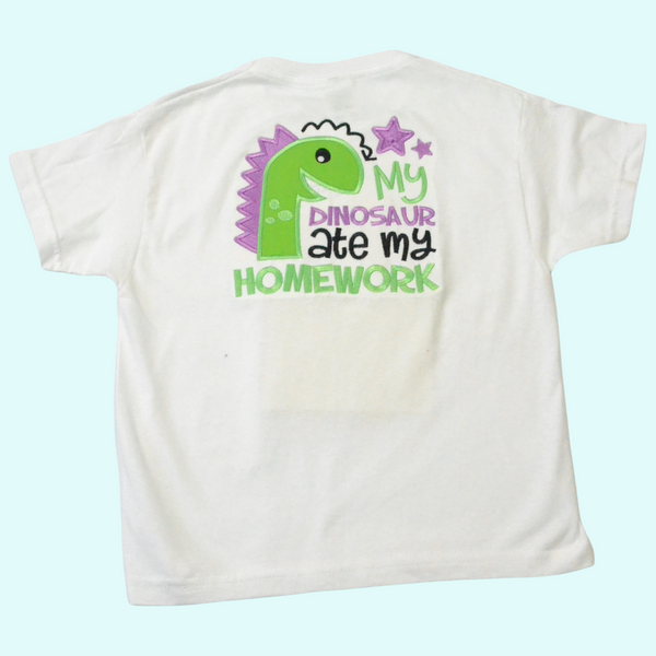 Kindershirt, My Dinosaurus ate my homework